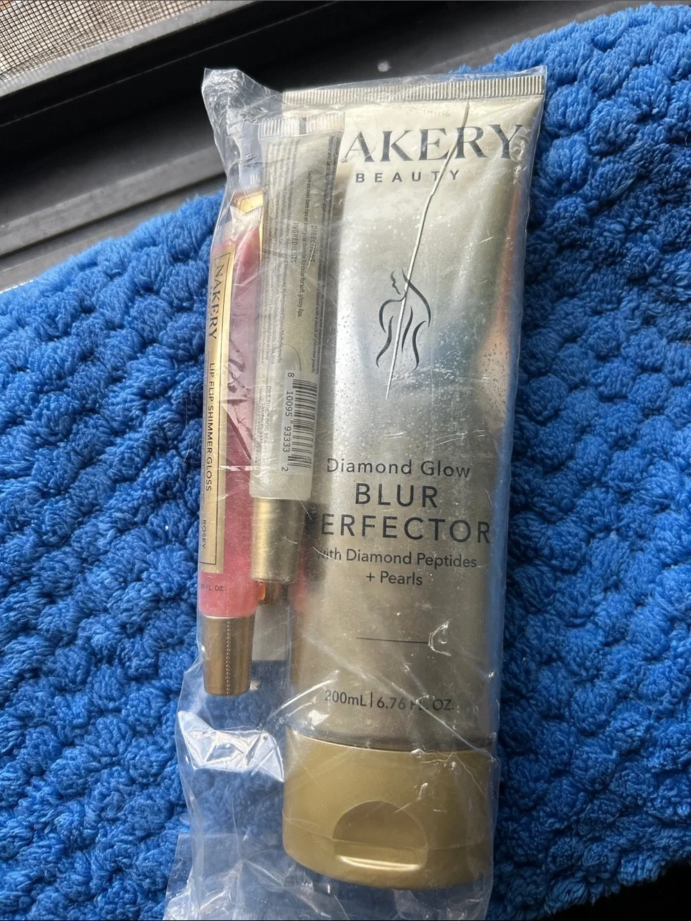 Nakery Beauty Diamond Glow Perfector Moisturizer 4 Piece Kit FACTORY SEALED